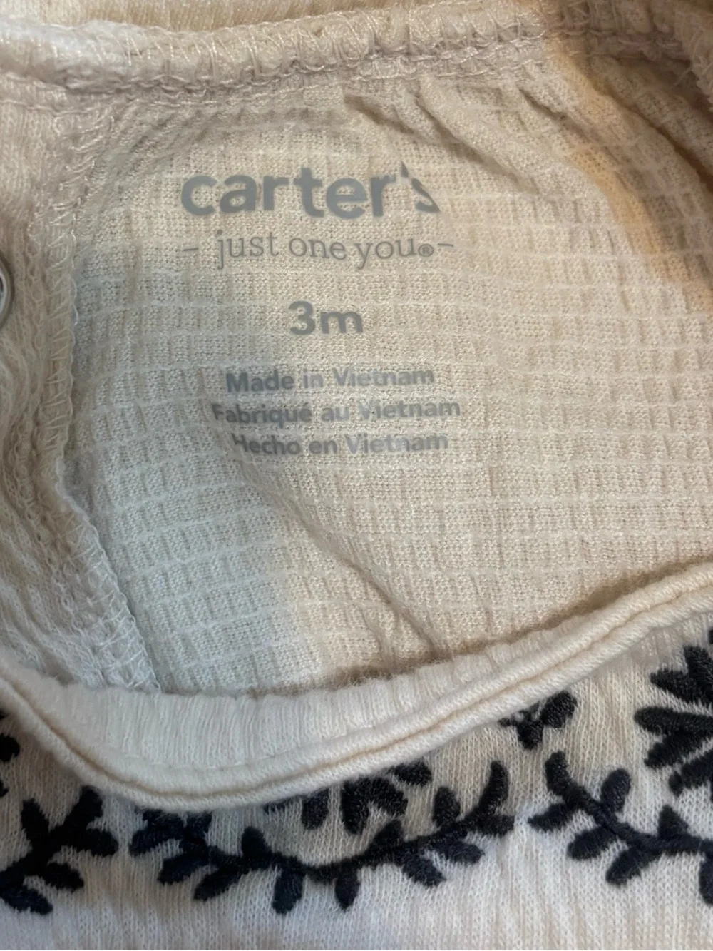 Carters cream textured